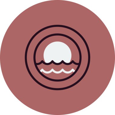 Lomboz. Web simgesi basit illüstrasyon 