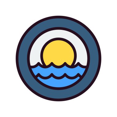 Lomboz. Web simgesi basit illüstrasyon 