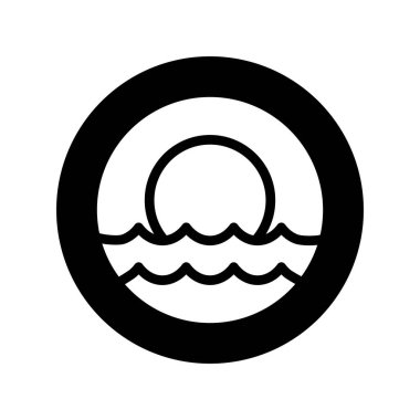 Lomboz. Web simgesi basit illüstrasyon