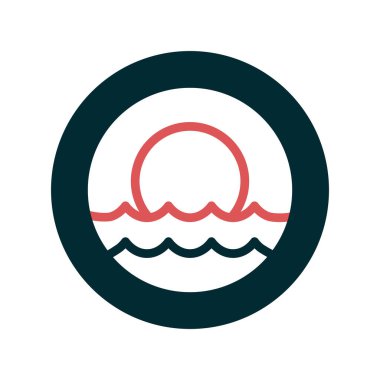 Lomboz. Web simgesi basit illüstrasyon 