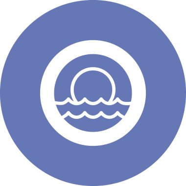 Lomboz. Web simgesi basit illüstrasyon