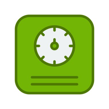 Modern ölçeklerin vektör illüstrasyonu