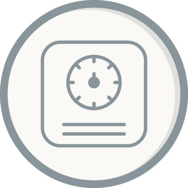 Modern ölçeklerin vektör illüstrasyonu