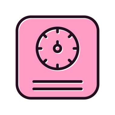 Modern ölçeklerin vektör illüstrasyonu