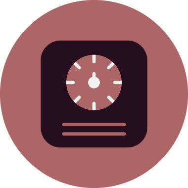 Modern ölçeklerin vektör illüstrasyonu