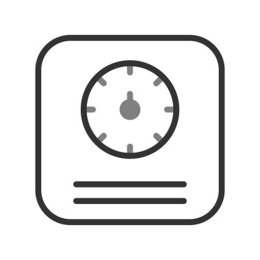 Modern ölçeklerin vektör illüstrasyonu