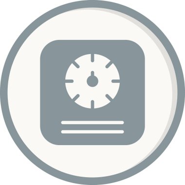 Modern ölçeklerin vektör illüstrasyonu