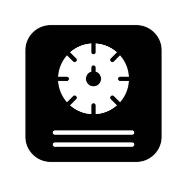 Modern ölçeklerin vektör illüstrasyonu