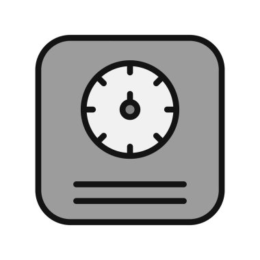 Modern ölçeklerin vektör illüstrasyonu