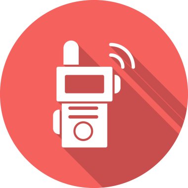 Walkie talkie simge vektör çizim