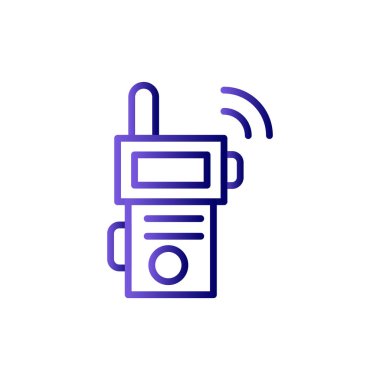 Walkie talkie simge vektör çizim