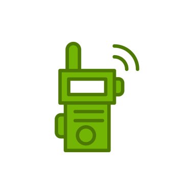Walkie talkie simge vektör çizim