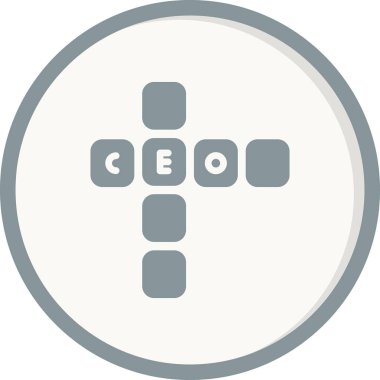 Scrabble modern simgesinin vektör çizimi