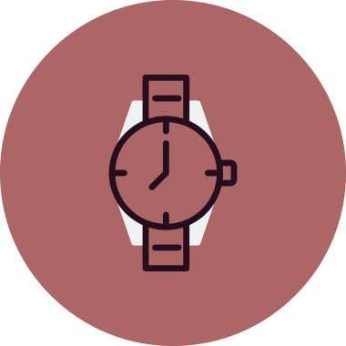 Kol saati. Web simgesi basit tasarım