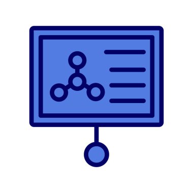 Seminer modern simgesinin vektör illüstrasyonu