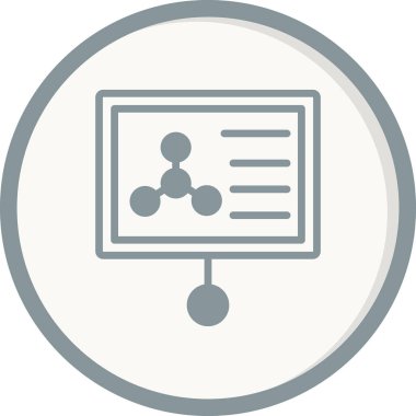 Seminer modern simgesinin vektör illüstrasyonu