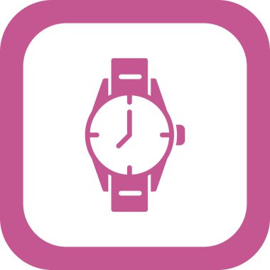 Kol saati. Web simgesi basit tasarım