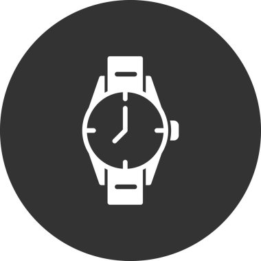 Kol saati. Web simgesi basit tasarım