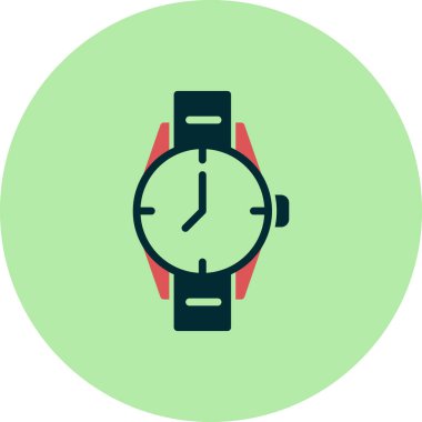 Kol saati. Web simgesi basit tasarım