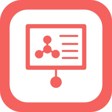 Seminer modern simgesinin vektör illüstrasyonu