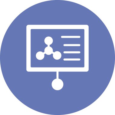 Seminer modern simgesinin vektör illüstrasyonu