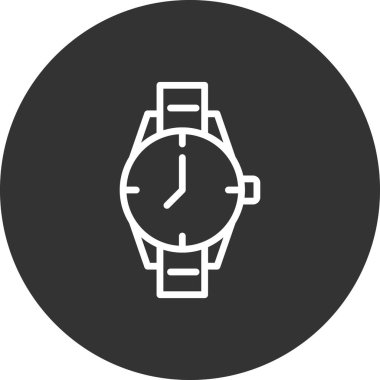 Kol saati. Web simgesi basit tasarım