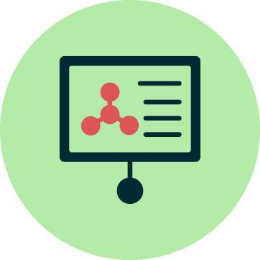 Seminer modern simgesinin vektör illüstrasyonu