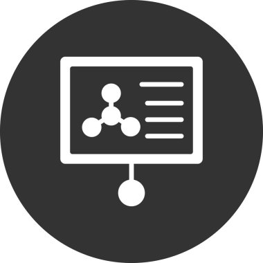 Seminer simgesi vektör illüstrasyonu