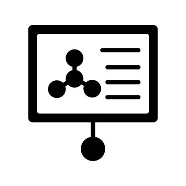 Seminer simgesi vektör illüstrasyonu