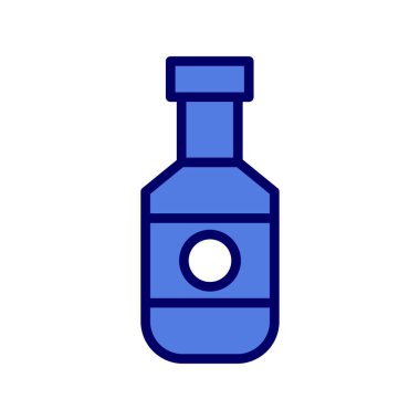 viski şişe kutsal kişilerin resmi, vektör çizim