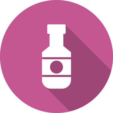 viski şişe kutsal kişilerin resmi, vektör çizim