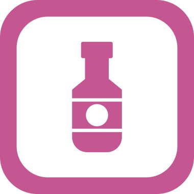 viski şişe kutsal kişilerin resmi, vektör çizim