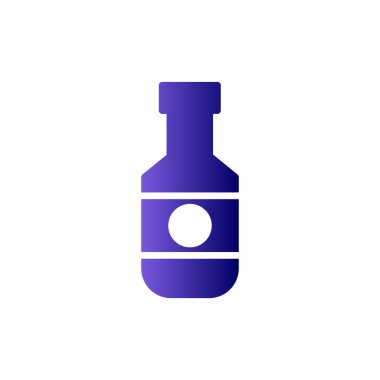 viski şişe kutsal kişilerin resmi, vektör çizim