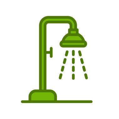 duş ikonu vektör illüstrasyonu