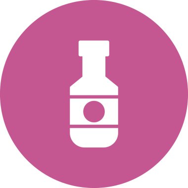 viski şişe kutsal kişilerin resmi, vektör çizim