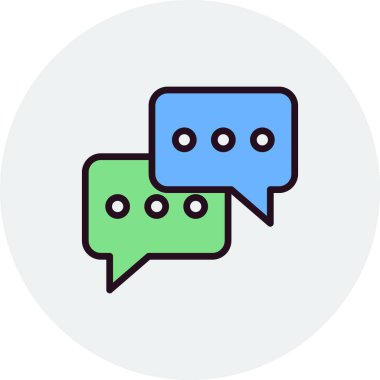 Konuşma baloncukları, sohbet web simgesi 