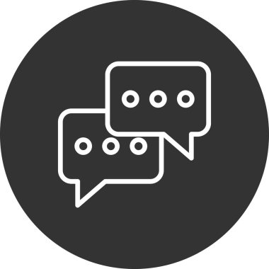 Konuşma baloncukları, sohbet web simgesi 