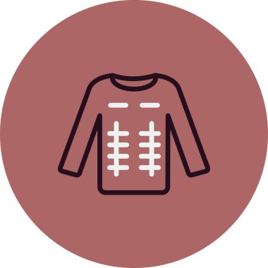 Süveter ikonu. özet vektör illüstrasyonu.