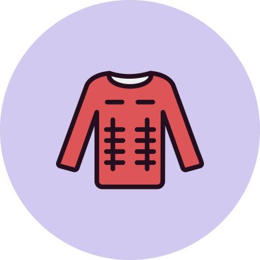 Süveter ikonu. özet vektör illüstrasyonu.