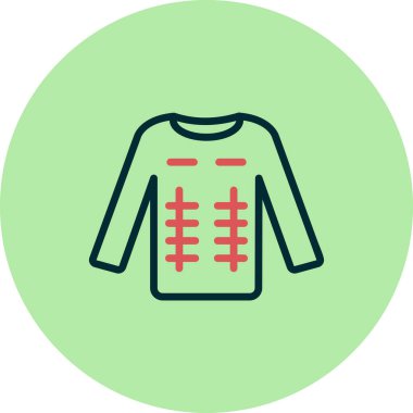 Süveter ikonu. özet vektör illüstrasyonu.