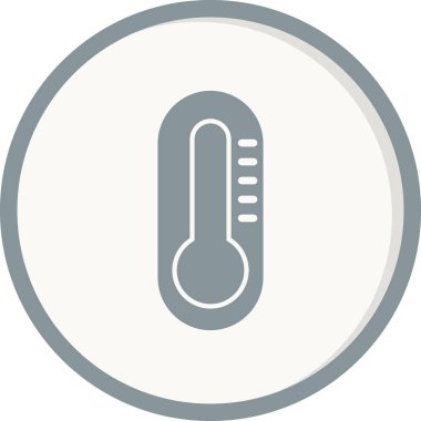 Termometre simgesinin vektör gösterimi 