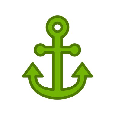 çapa simgesi vektör illüstrasyonu 