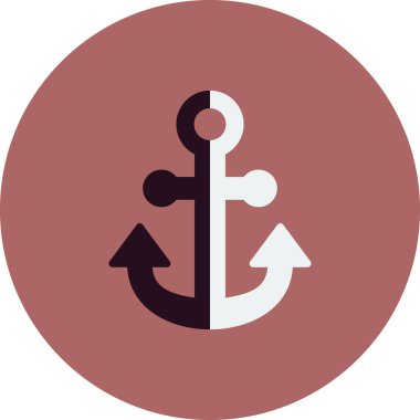 çapa simgesi vektör illüstrasyonu 