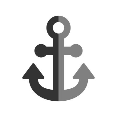 çapa simgesi vektör illüstrasyonu 