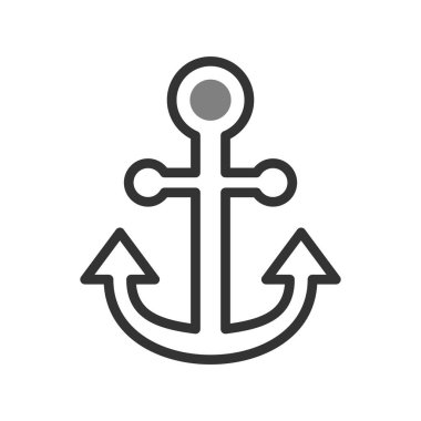 çapa simgesi vektör illüstrasyonu 