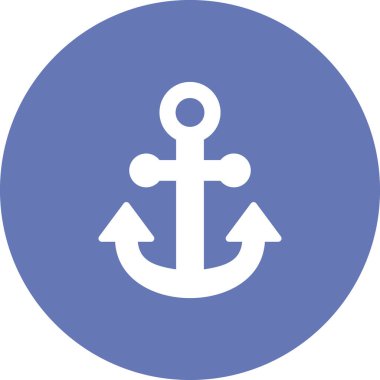 çapa simgesi vektör illüstrasyonu 