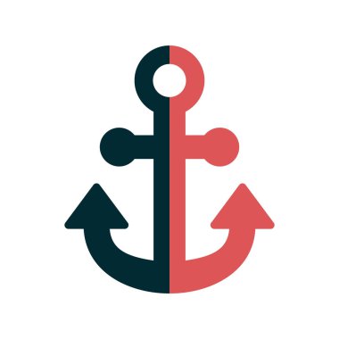 çapa simgesi vektör illüstrasyonu 