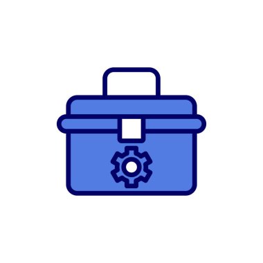 Araç kutusu simgesi, vektör illüstrasyonu