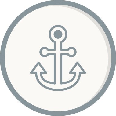 çapa simgesi vektör illüstrasyonu 