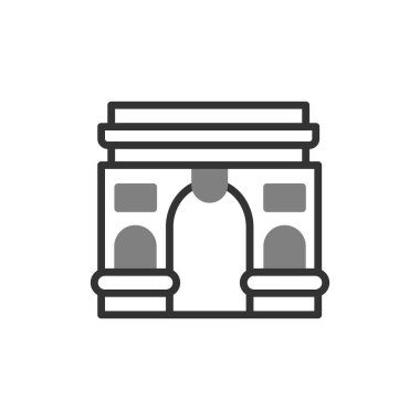 Zafer Kemeri 'nin vektör çizimi. simge